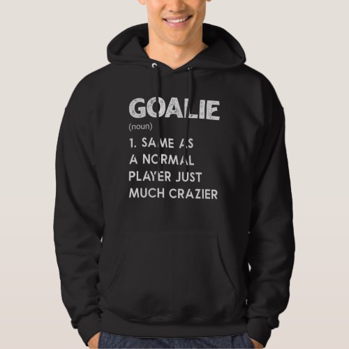 Vintage Ice Hockey Goalie Hoodie