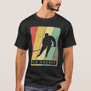 Vintage Ice Hockey Sport Retro Poster T-Shirt