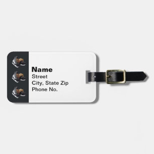 Vintage Ice Skates Luggage Tag