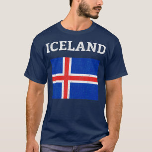 Vintage Iceland Flag T-Shirt