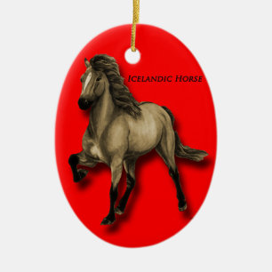 Vintage Icelandic Ceramic Ornament