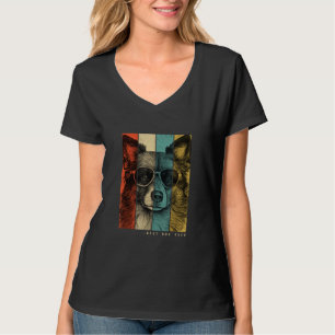 Vintage Icelandic Sheepdog Dog Mom Dad Kids Men Wo T-Shirt