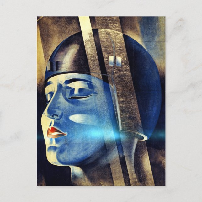 Vintage Iconic Metropolis Movie Postcard (Front)