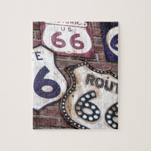 Vintage Iconic Route 66 Jigsaw Puzzle