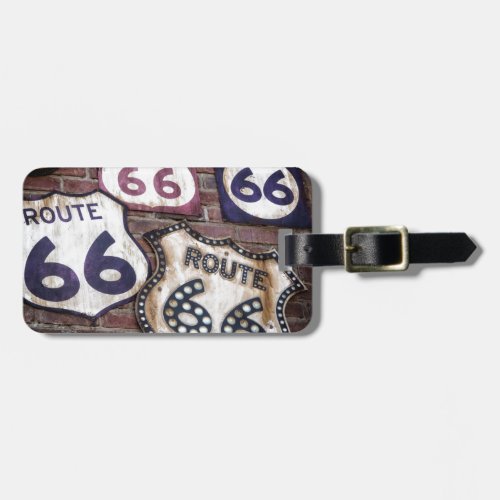 Vintage Iconic Route 66 Luggage Tag