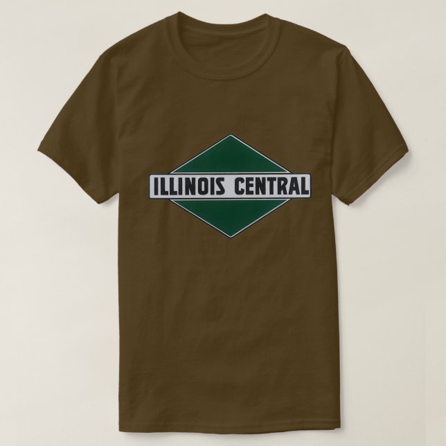 Vintage Illinois Central Railroad 4 T-Shirt (Design Front)