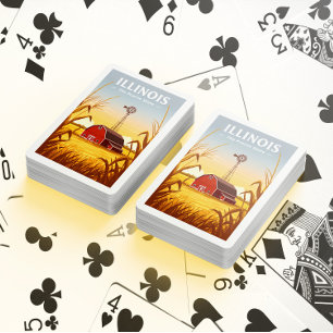 Vintage Illinois Poker Cards