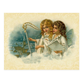 Vintage Singing Christmas Angels Cards - Greeting & Photo Cards | Zazzle