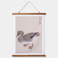 Vintage illustration: Bean goose Hanging Tapestry
