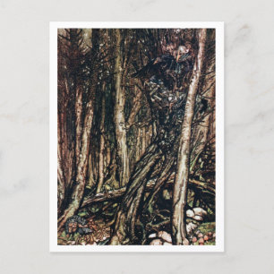 Vintage Illustration by Arthur Rackham Undine Postcard