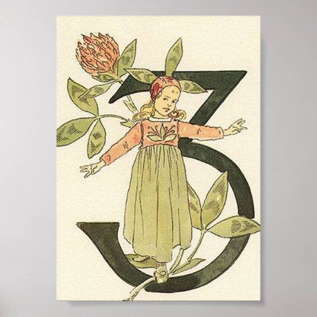 Vintage Illustration by Ottilia Adelborg Mini  Pos Poster (Front)
