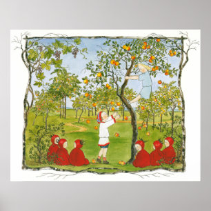 Vintage Illustration by Sibylle Von Olfers Poster