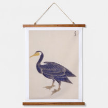 Vintage illustration: Cormorant Hanging Tapestry
