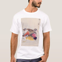 Vintage illustration: Mandarin duck T-Shirt