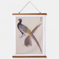 Vintage illustration: Pheasant Hanging Tapestry