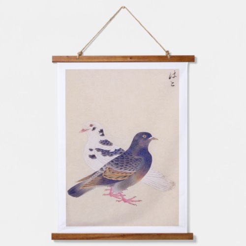 Vintage illustration: Pigeon Hanging Tapestry
