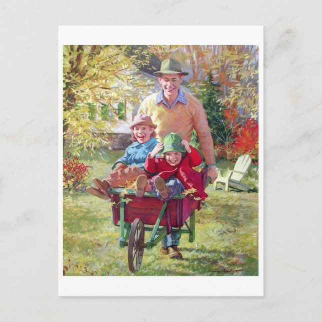 Vintage Illustration Postcard (Front)