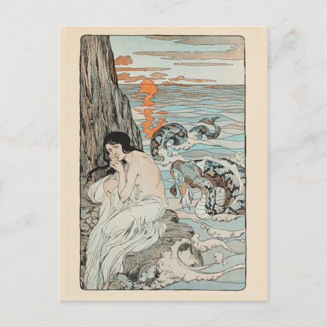 Vintage Illustration Postcard (Front)