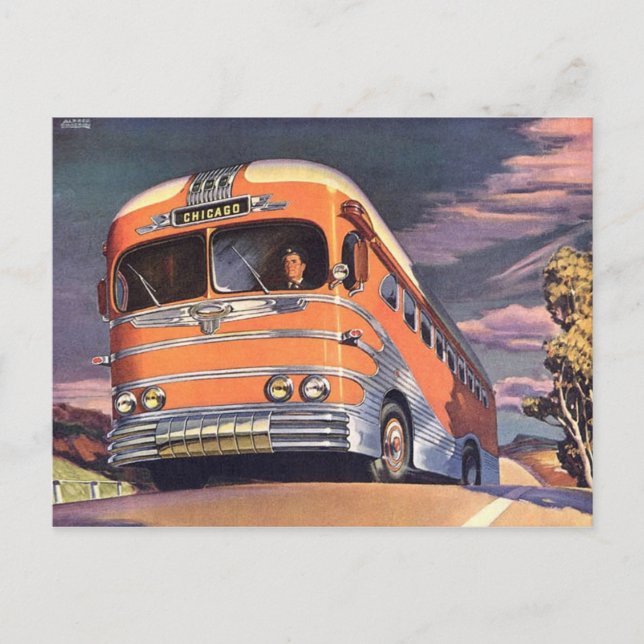 Vintage Illustration Postcard (Front)