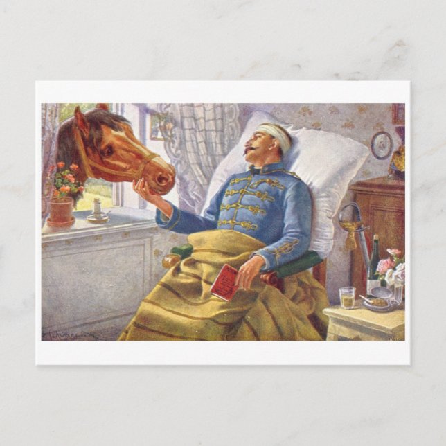 Vintage Illustration Postcard (Front)