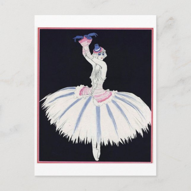 Vintage Illustration Postcard (Front)