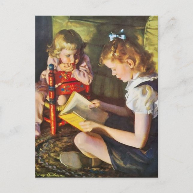 Vintage Illustration Postcard (Front)