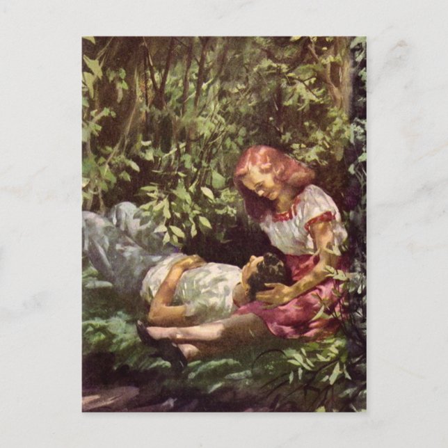 Vintage Illustration Postcard (Front)