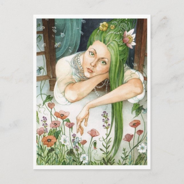 Vintage Illustration Postcard (Front)