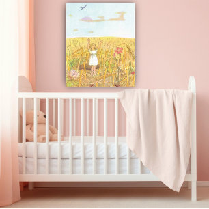 Vintage Illustration Thumbelina by Elsa Beskow Poster