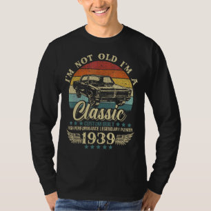 Vintage I'm Not Old I'm Classic Car Graphic Birthd T-Shirt