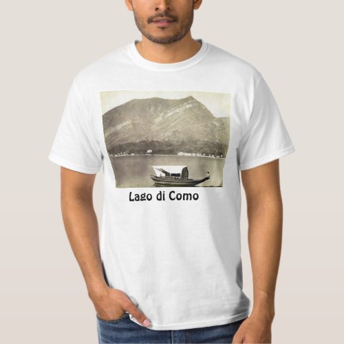 Vintage image Lake Como circa 1890 T_Shirt