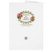 Vintage Immaculate Sorrowful Heart of Mary (Back)