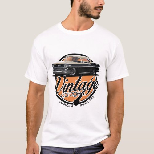 Vintage Impala Garage T_Shirt