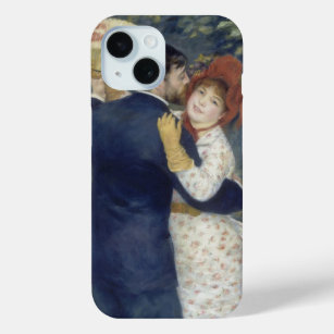 Vintage Impressionism Art, Country Dance by Renoir iPhone 15 Case