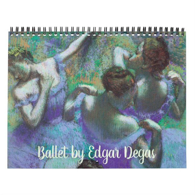 Vintage Impressionism Ballet Art by Edgar Degas Ca Calendar (Cover)