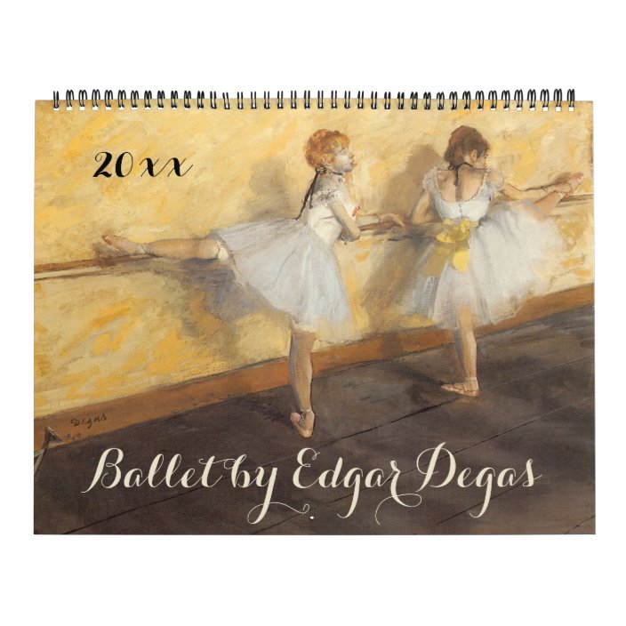 Vintage Impressionism Ballet Art By Edgar Degas Calendar Zazzle