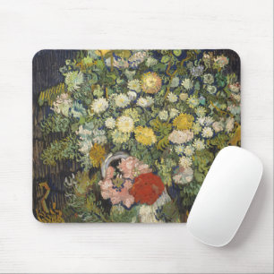 Vintage Impressionist Floral Bouquet Van Gogh Mouse Pad