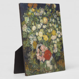 Vintage Impressionist Floral Bouquet Van Gogh Plaque