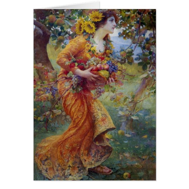 Vintage - In the Orchard, Cards (Front)