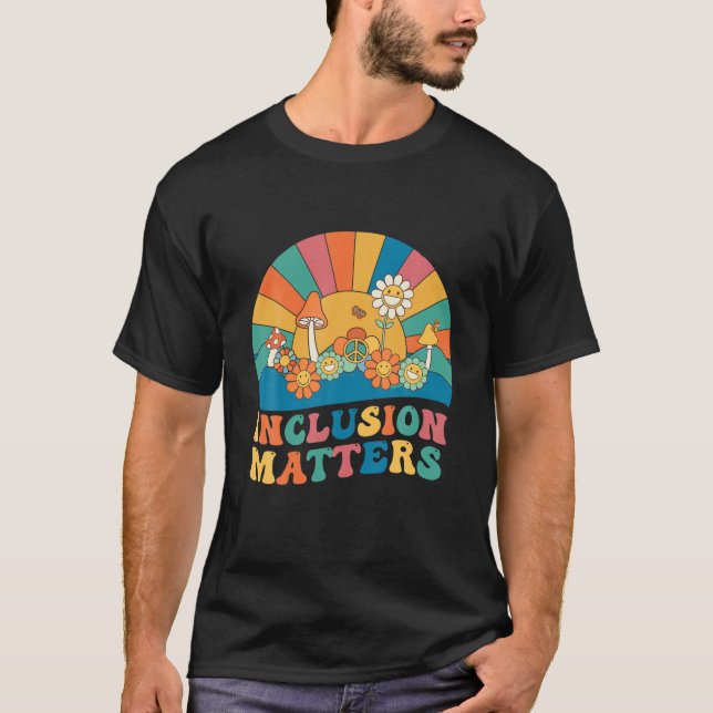 Vintage Inclusion Matters Special Education Autism T-Shirt (Front)