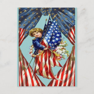 Vintage Independence and Freedom, ZSSG Postcard