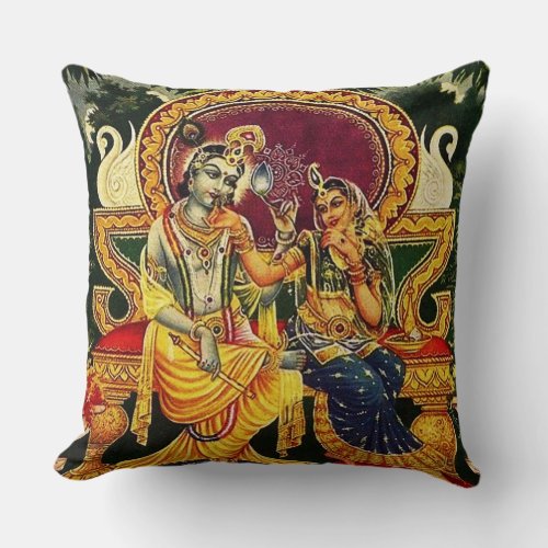 Vintage India pillow