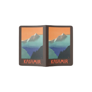 Vintage India Travel Poster passport holder
