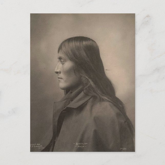 Vintage indian : Bartelda, Apache - Postcard (Front)