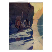 Vintage Indian Canoe Paddling Sun Classic (Front)