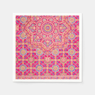 Vintage Indian Embroidery Pattern Napkins