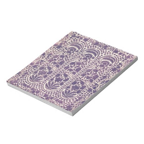 Vintage Indian Floral Print Notepad