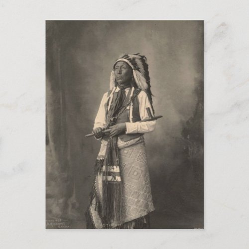 Vintage indian  Little Chief Arapahoe _ Postcard