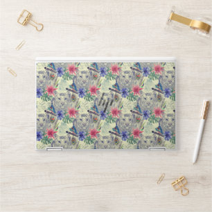 Vintage Indian Style Tiger Pattern HP Laptop Skin