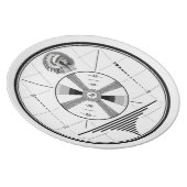 Vintage Indian Test Pattern Plate (Right Side)